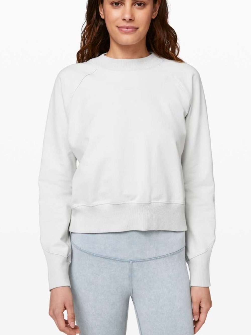 Lululemon Ready to Roll Crew Vapor Grey 6 Hoodie Crewneck Sweatshirt